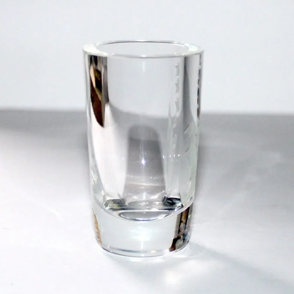 Vintage Small Vase Smalands Kunstglas Sweden Lily of the Valley Crystal floral